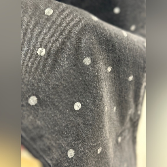 Current Elliot polka dot denim jeans size 27 THE VINTAGE CROP SLIM - Picture 8 of 13